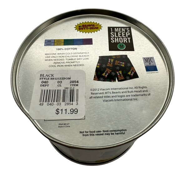 Beavis & Butt-Head Need TP Bunghole Cornholio Coin Bank Metal Tin MTV Mike Judge - Picture 7 of 10